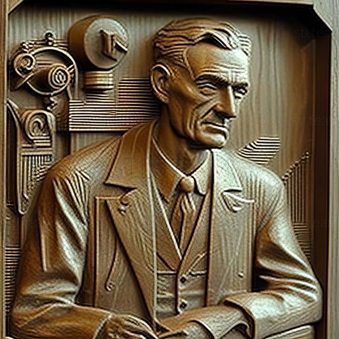 3D model Paul Gustav Fischer (STL)